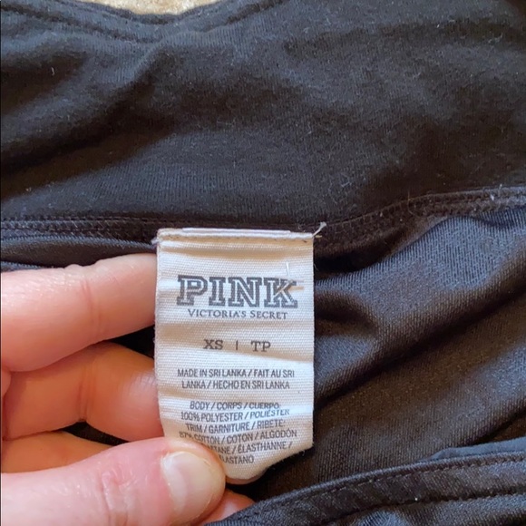 PINK black running shorts - Picture 2 of 3